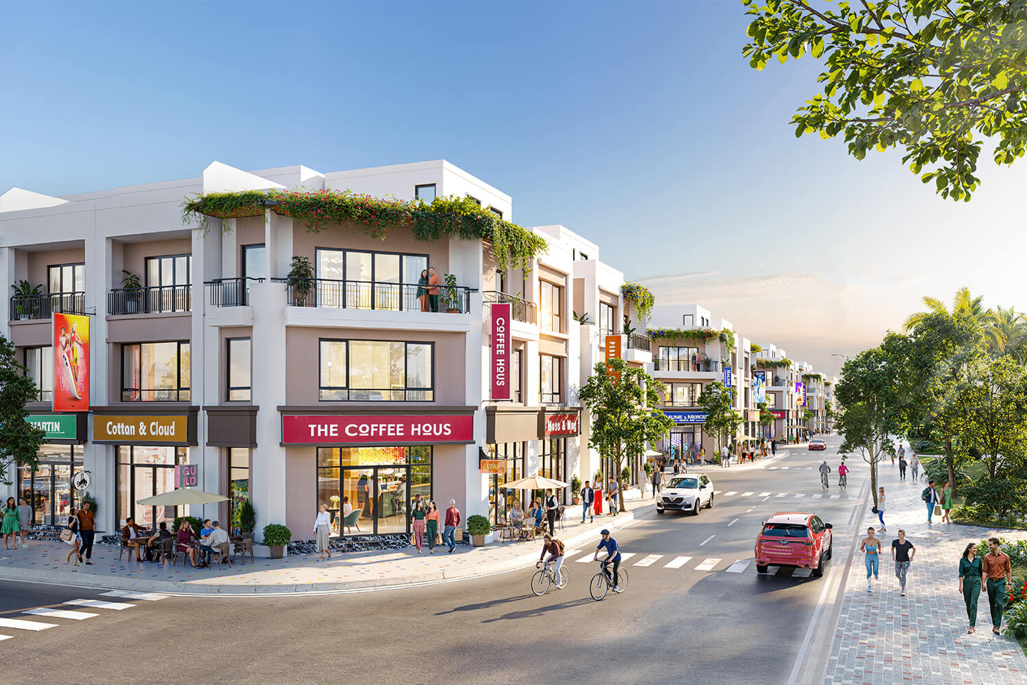 Phối cảnh nhà phố Vinhomes Green City