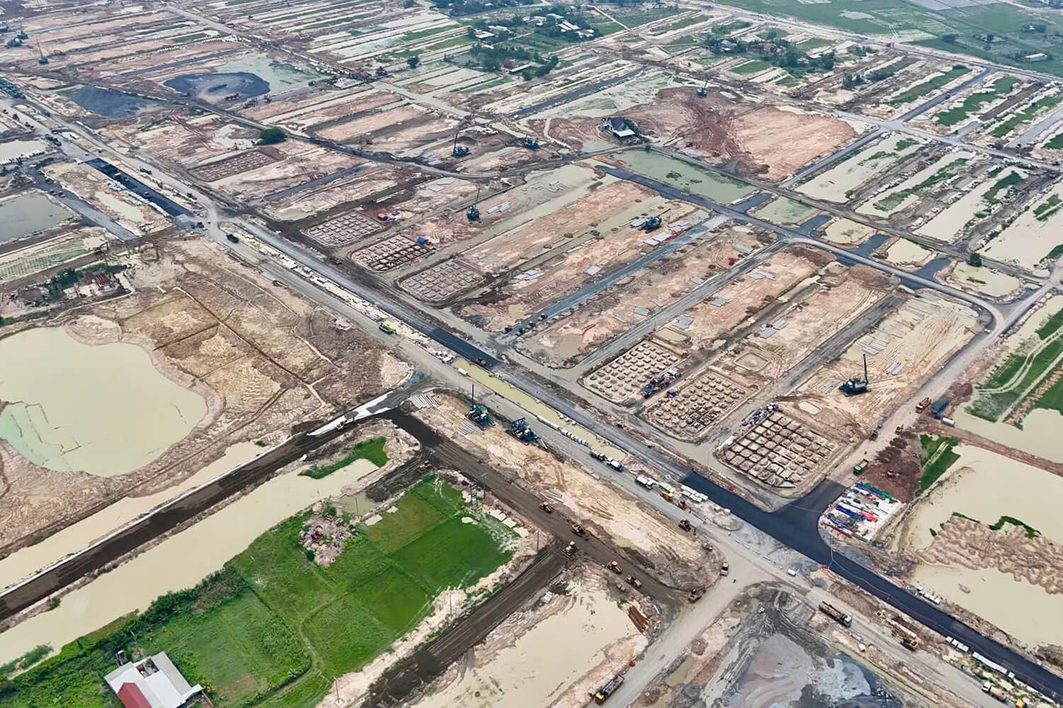 Hạ tầng dự án Vinhomes Green City dần được hình thành