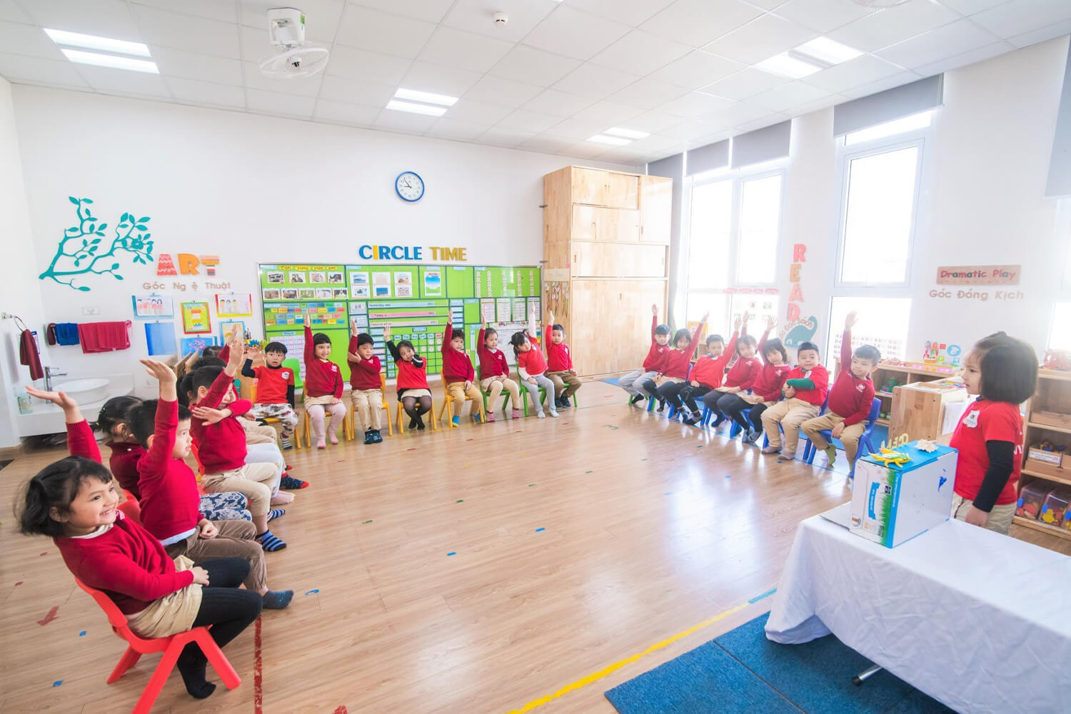Ảnh thực tế 1 lớp học mầm non tại trường Vinschool