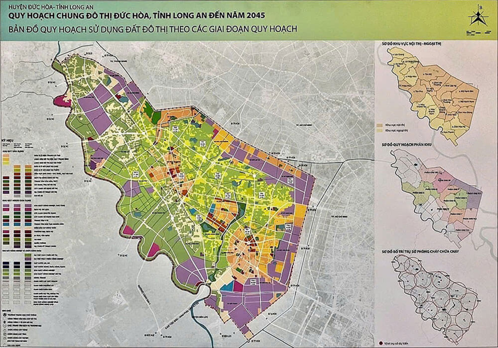 Quy hoạch chung đô thị Đức Hòa Long An đến năm 2045