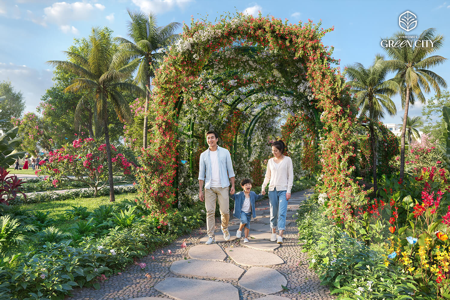 Tạo ra không gian xanh là khoảng không thư giãn cho mọi lứa tuổi