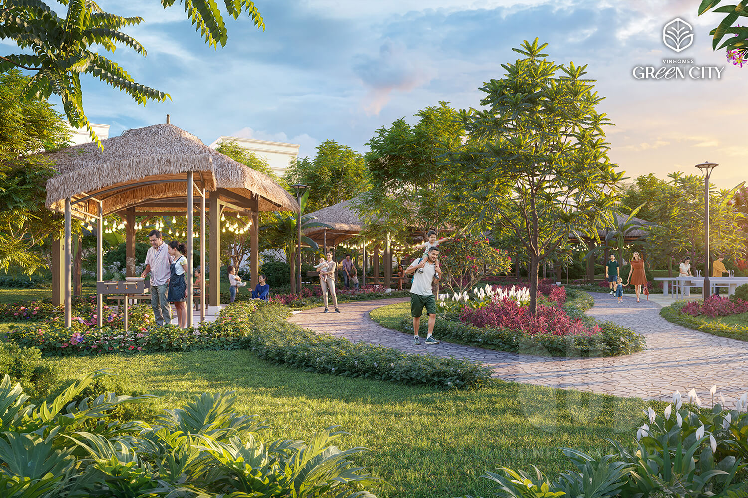 Là điểm nhấn nổi bật của phân khu biệt thự sinh thái The Island với hàng loạt tiện ích cho cư dân