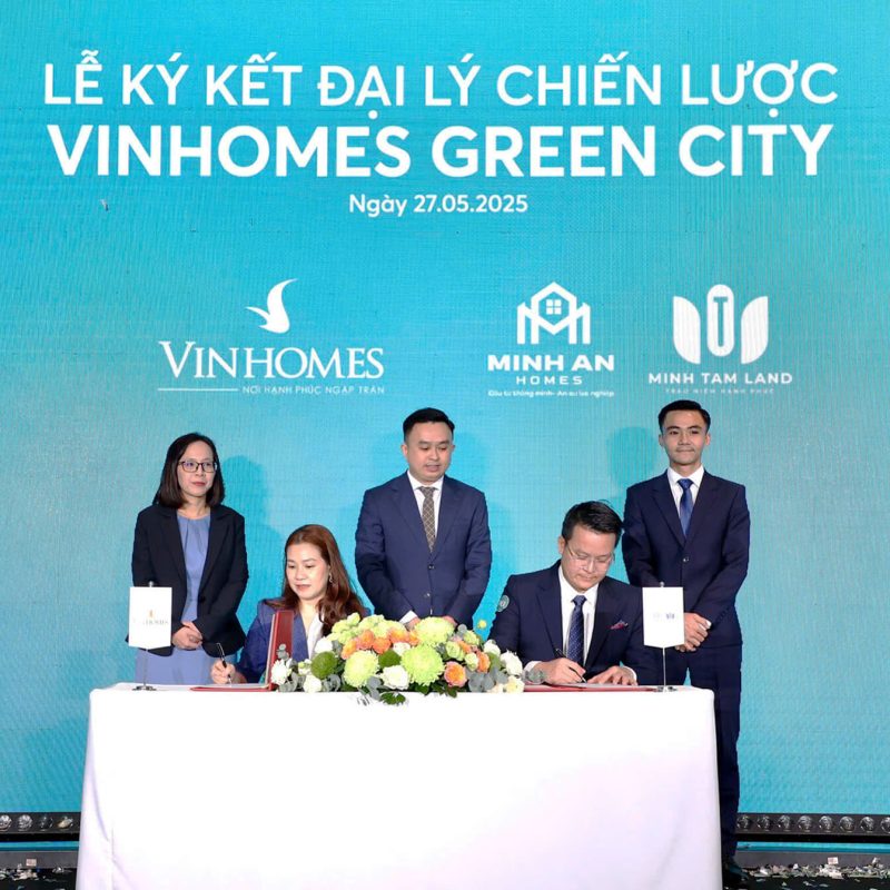 Lễ ký kết đối tác phân phối chính thức dự án Vinhomes Green City